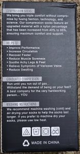 Compression Socks 15-20 mmHg