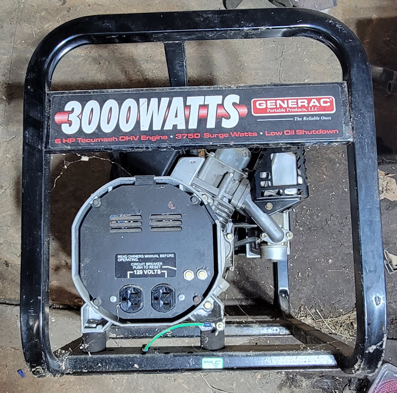 3000 Watts Generac Generator
