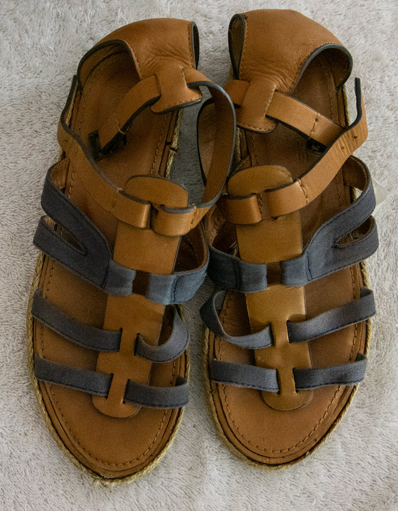Seavees Demin Sandals 7.5