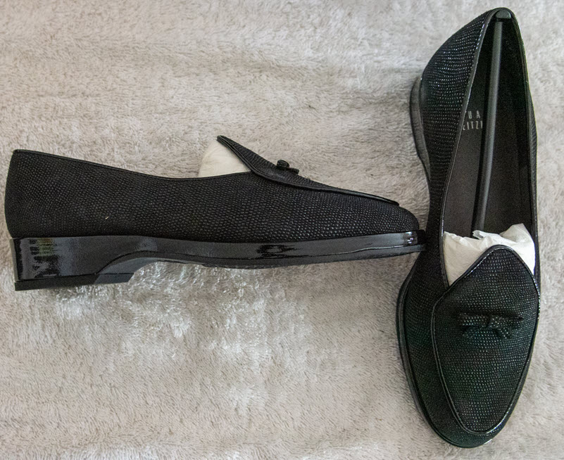 New in Box Stuart Weitzman Black Loafers 7.5