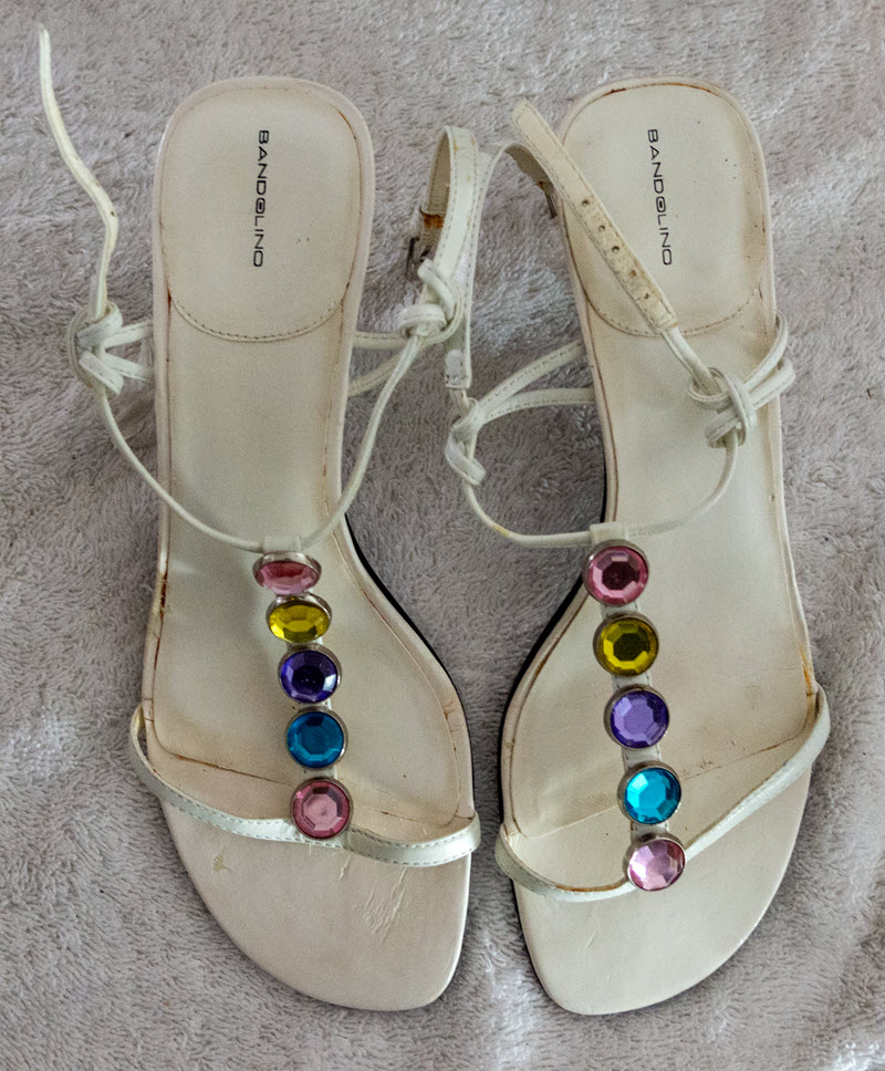 Bardolino White Sandals 7.5